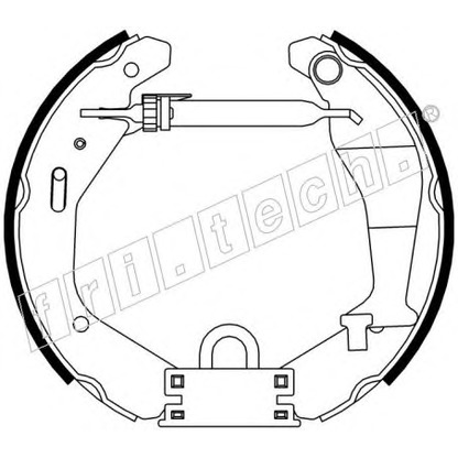 Photo Brake Shoe Set fri.tech. 16476