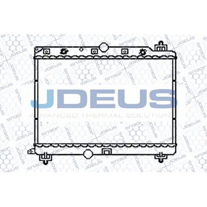 Foto Radiador, refrigeración del motor JDEUS 002M14