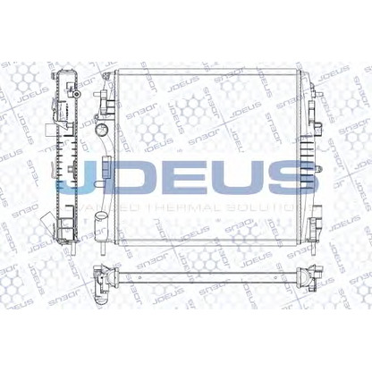 Foto Radiador, refrigeración del motor JDEUS RA0230880