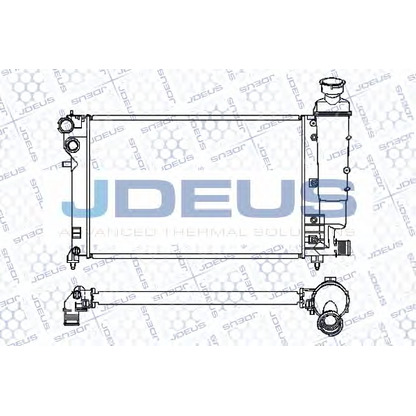 Foto Radiador, refrigeración del motor JDEUS 007M03