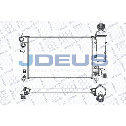 Photo Radiateur, refroidissement du moteur JDEUS 007M49