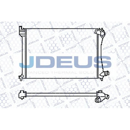 Photo Radiator, engine cooling JDEUS 007M50