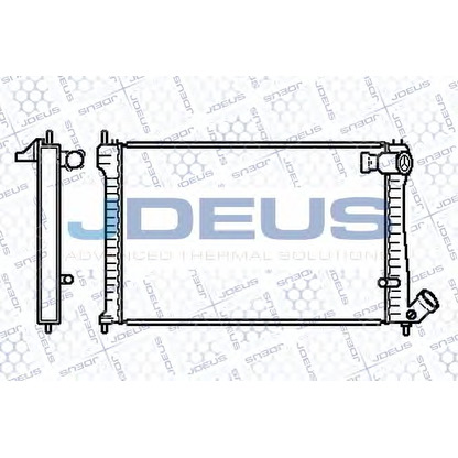 Photo Radiator, engine cooling JDEUS 007M51