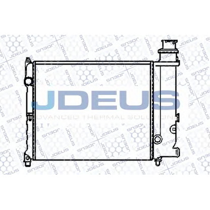 Foto Radiador, refrigeración del motor JDEUS 007V06