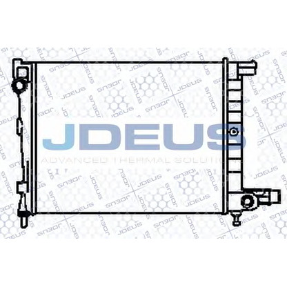 Foto Radiador, refrigeración del motor JDEUS 007V14