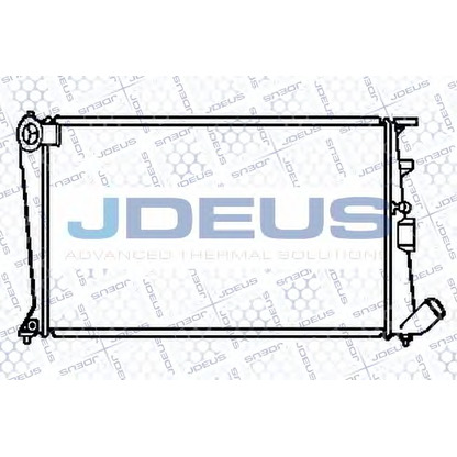 Foto Radiador, refrigeración del motor JDEUS 007V30