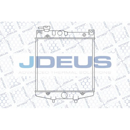 Photo Radiator, engine cooling JDEUS 009M01