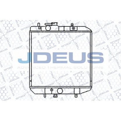 Photo Radiator, engine cooling JDEUS 009M02