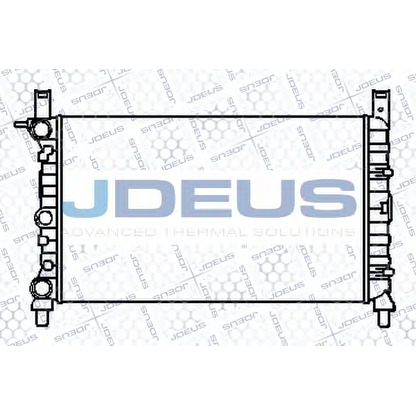 Photo Radiator, engine cooling JDEUS 011V11