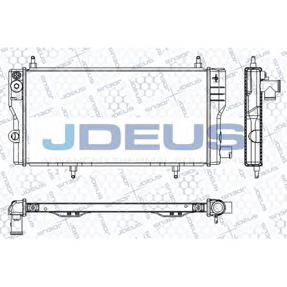 Foto Radiatore, Raffreddamento motore JDEUS RA0070021