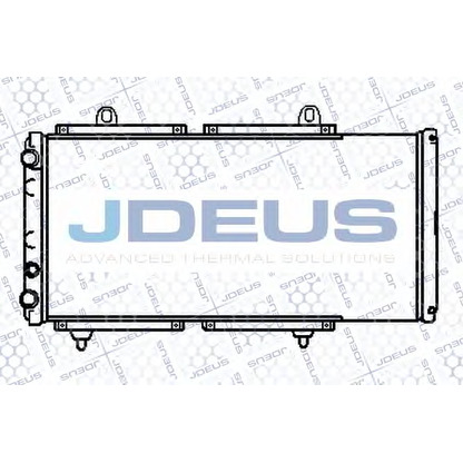 Photo Radiator, engine cooling JDEUS 011V28