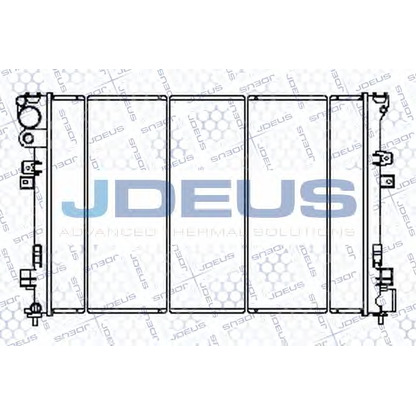 Photo Radiator, engine cooling JDEUS 011V53