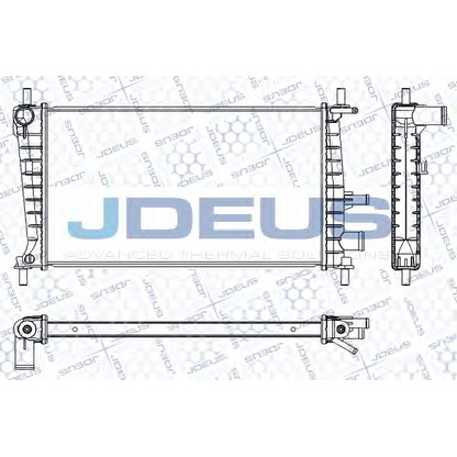 Foto Radiador, refrigeración del motor JDEUS RA0120941