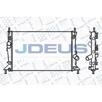 Foto Radiador, refrigeración del motor JDEUS 012M25