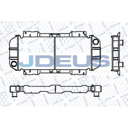 Foto Radiador, refrigeración del motor JDEUS RA0120330