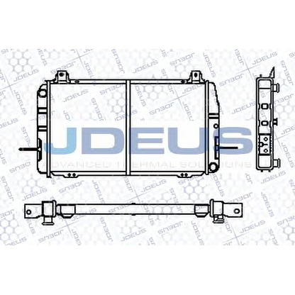 Foto Radiatore, Raffreddamento motore JDEUS RA0120380