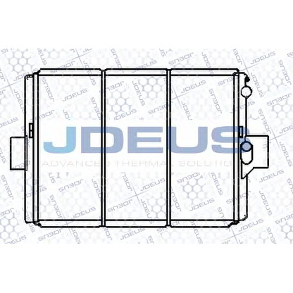 Photo Radiator, engine cooling JDEUS 014E03