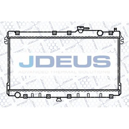 Photo Radiateur, refroidissement du moteur JDEUS 016N24