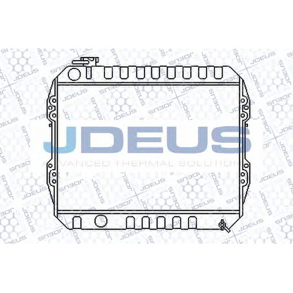 Photo Radiator, engine cooling JDEUS 028M32