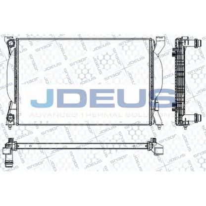 Foto Radiador, refrigeración del motor JDEUS RA0010240