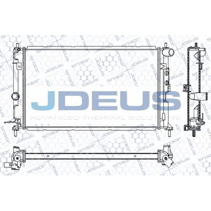 Photo Radiator, engine cooling JDEUS RA0200681