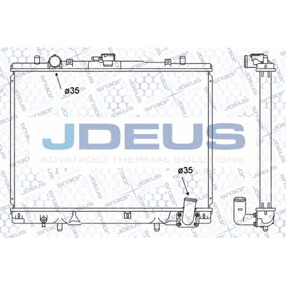 Photo Radiateur, refroidissement du moteur JDEUS 018M30B