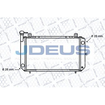 Photo Radiateur, refroidissement du moteur JDEUS 019M46