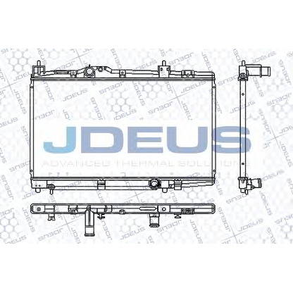 Foto Radiador, refrigeración del motor JDEUS RA0280160