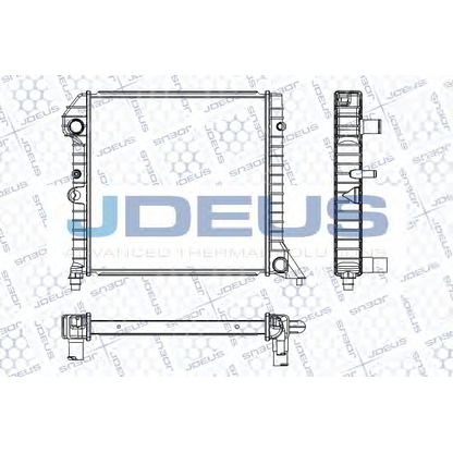 Photo Radiator, engine cooling JDEUS RA0310141