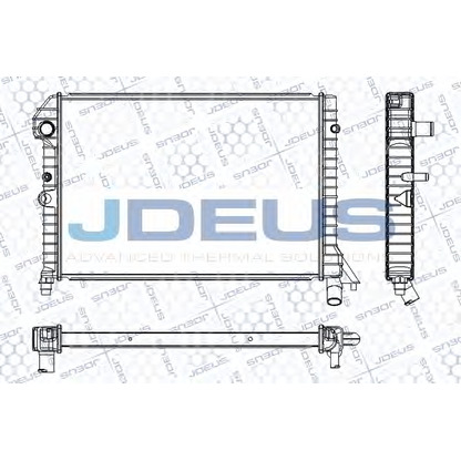 Foto Kühler, Motorkühlung JDEUS RA0310151