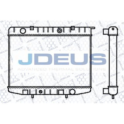 Photo Radiator, engine cooling JDEUS 020M25