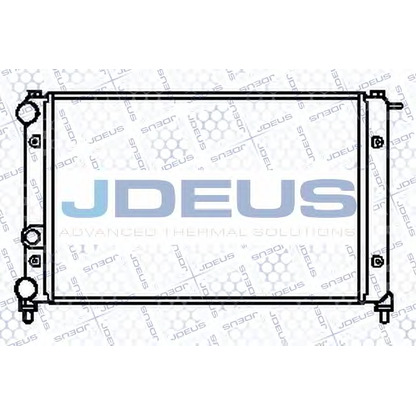 Photo Radiator, engine cooling JDEUS 025B02