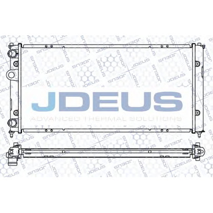 Photo Radiator, engine cooling JDEUS 025M19