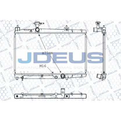 Foto Radiatore, Raffreddamento motore JDEUS 028M62