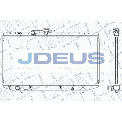 Photo Radiator, engine cooling JDEUS 028N19