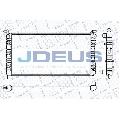 Foto Kühler, Motorkühlung JDEUS 011M56