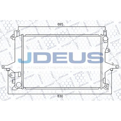 Foto Kühler, Motorkühlung JDEUS 031M10