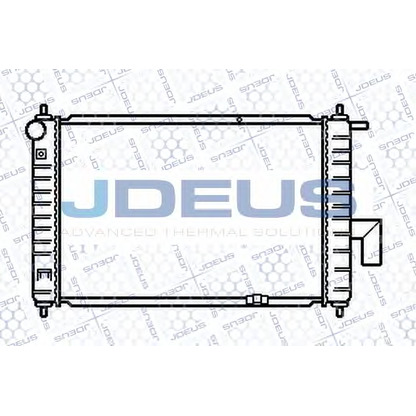 Foto Radiador, refrigeración del motor JDEUS 056M07