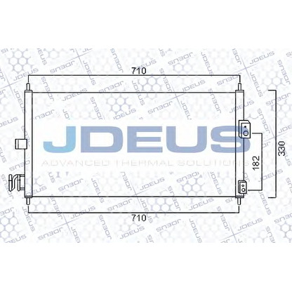 Фото Конденсатор, кондиционер JDEUS 719M57