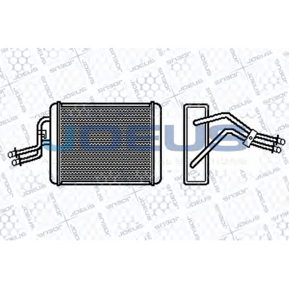 Фото Теплообменник, отопление салона JDEUS 212M20