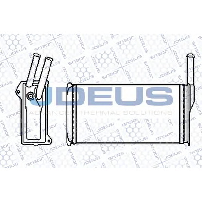 Photo Heat Exchanger, interior heating JDEUS 212V02