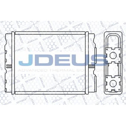 Foto Wärmetauscher, Innenraumheizung JDEUS 219M22