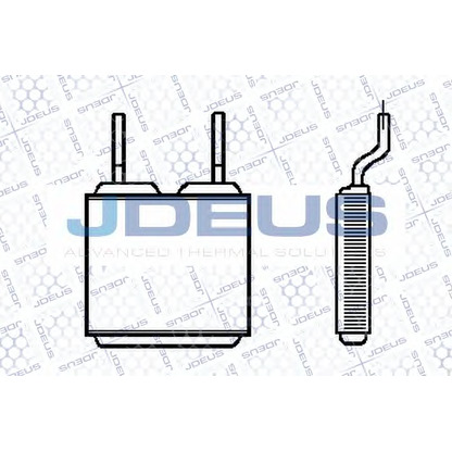 Фото Теплообменник, отопление салона JDEUS 220M14