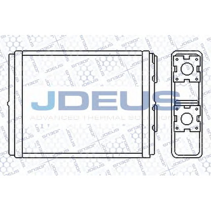 Foto Scambiatore calore, Riscaldamento abitacolo JDEUS 220M22