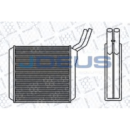 Foto Wärmetauscher, Innenraumheizung JDEUS 220M23