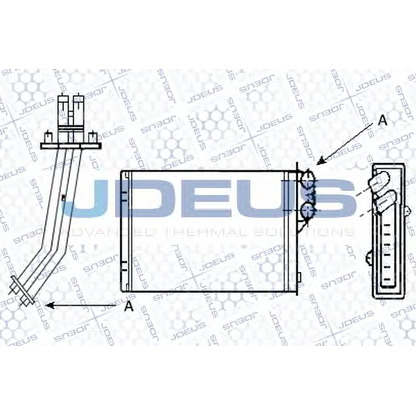 Photo Heat Exchanger, interior heating JDEUS 223M49