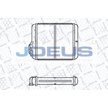 Photo Heat Exchanger, interior heating JDEUS 231M02