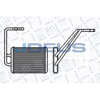 Foto Scambiatore calore, Riscaldamento abitacolo JDEUS 254M26
