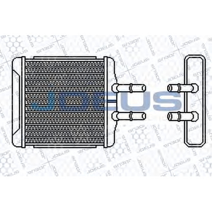 Zdjęcie Wymiennik ciepła, ogrzewanie wnętrza JDEUS 256M05