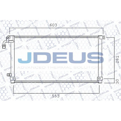 Фото Конденсатор, кондиционер JDEUS 707M31